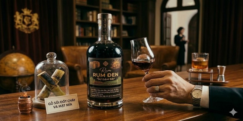 Sở hữu màu nâu sậm đến đen nhờ thời gian ủ lâu năm